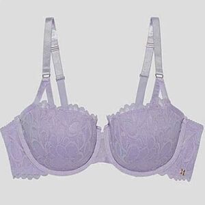 Savage X Fenty by Rhianna Lavender Lace Lightly Padded Bra - 36DD - New w/ tags